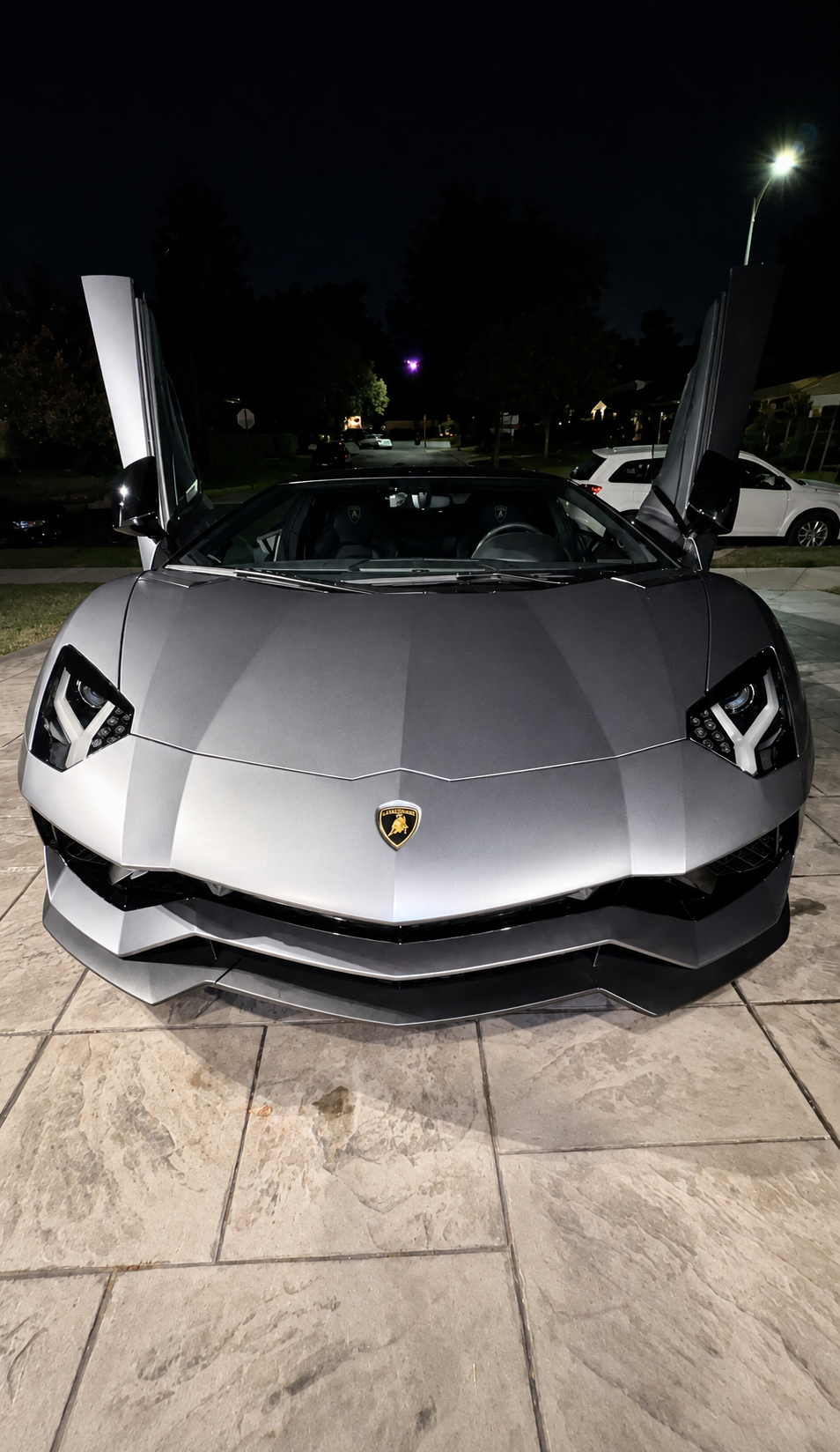 Lamborghini Aventador — front detail finish