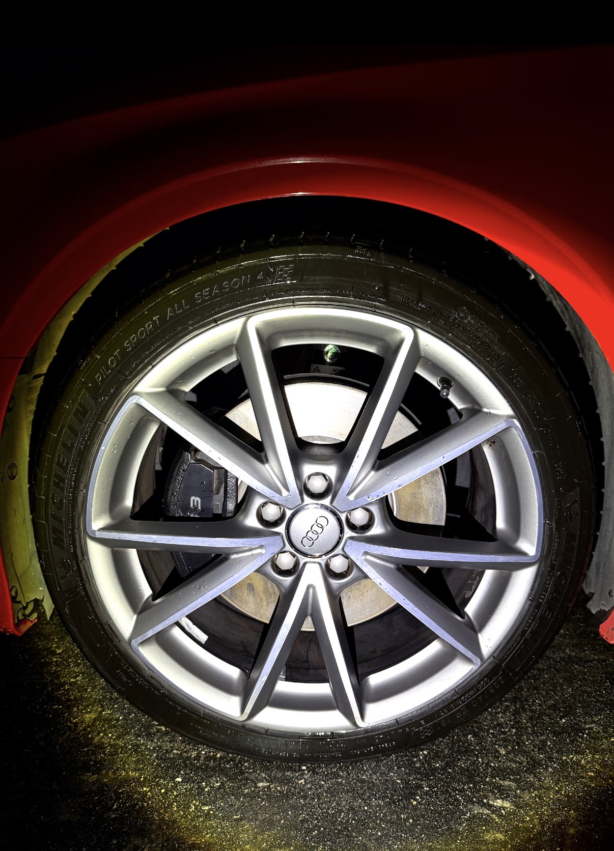 Audi — wheel & tire detail